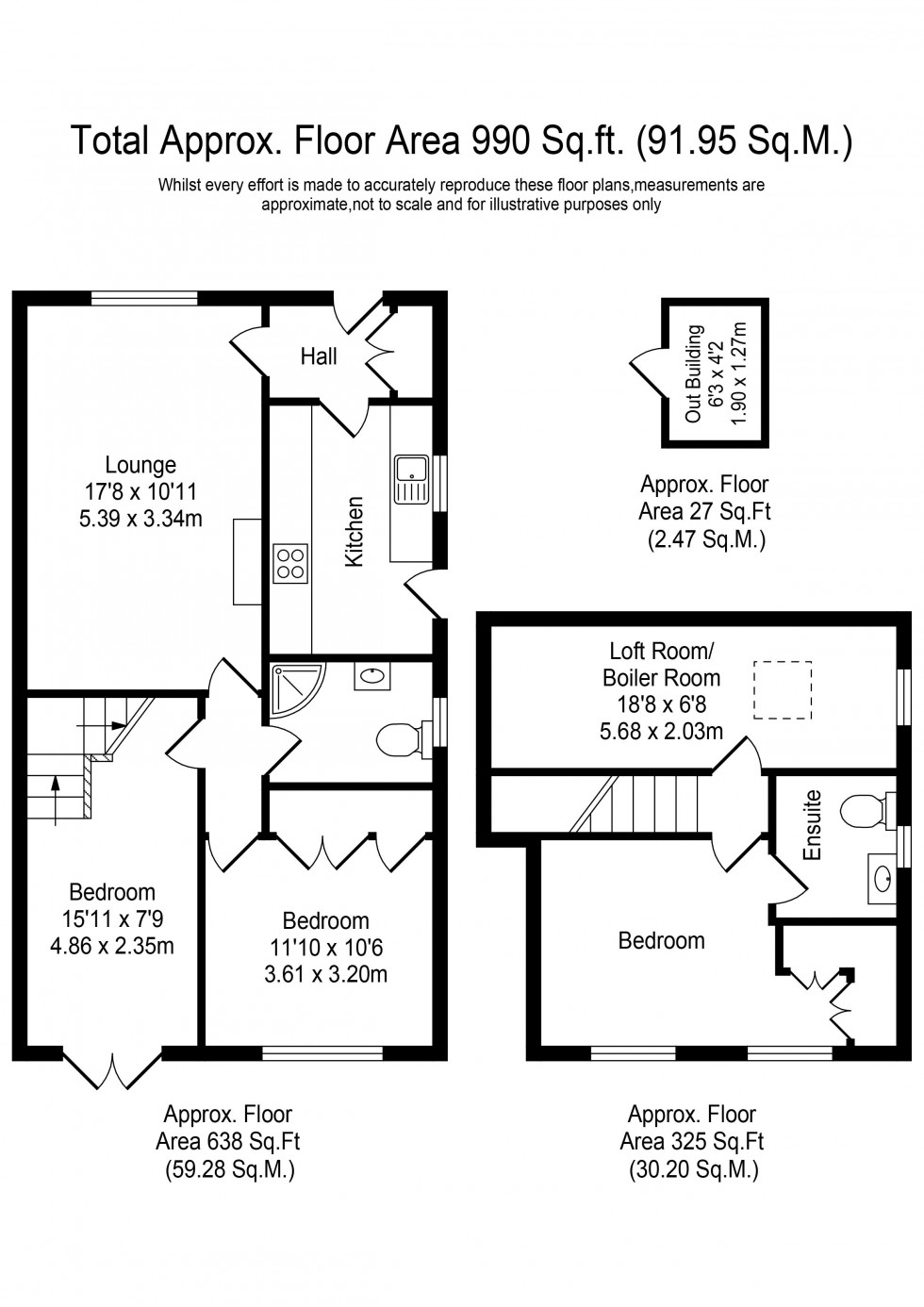 Floorplan for Abbeydale, Ormskirk