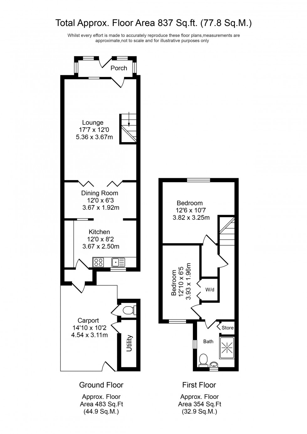 Floorplan for Wigan Road, Ormskirk