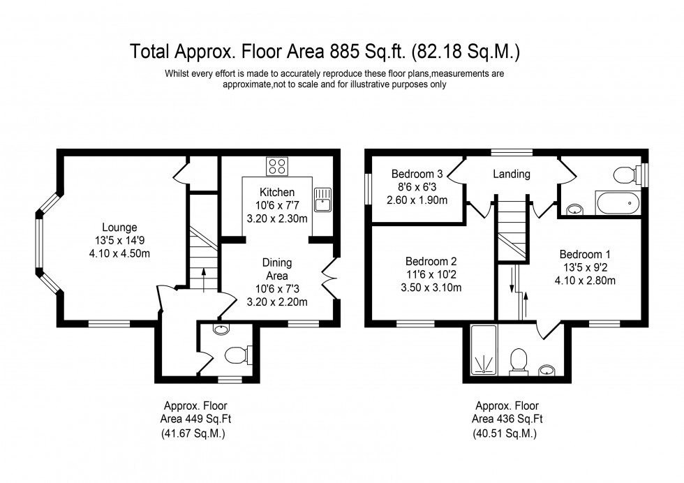 Floorplan for Jackfield Way, Skelmersdale