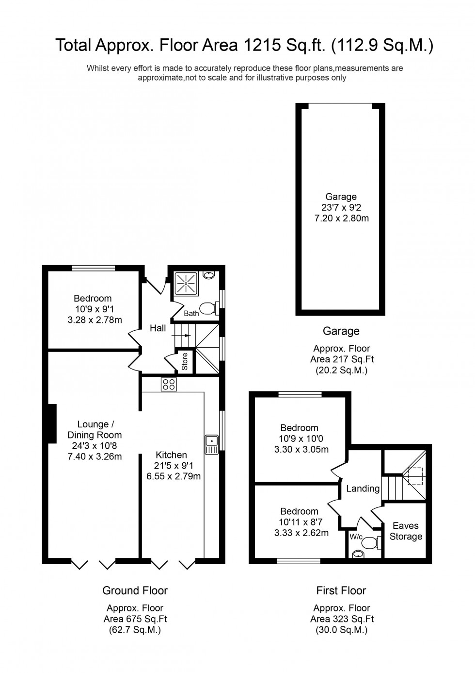 Floorplan for Junction Lane, Ormskirk