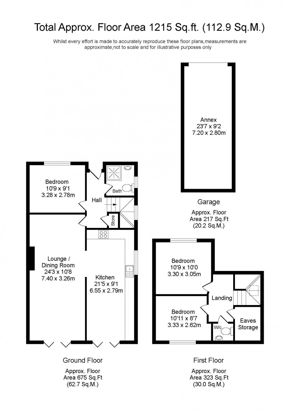 Floorplan for Junction Lane, Ormskirk