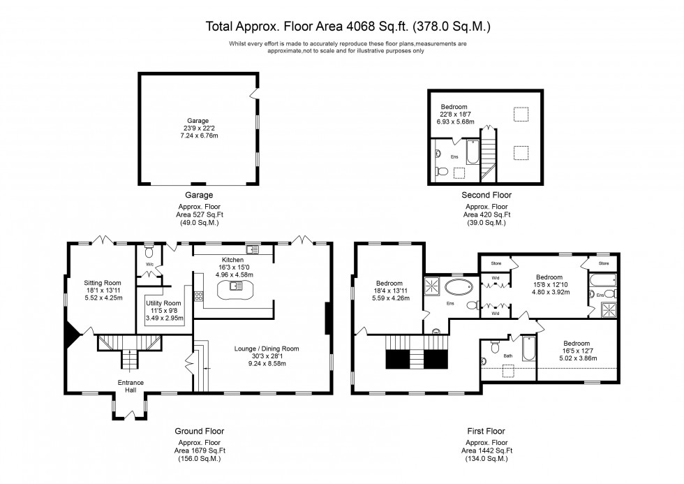 Floorplan for Pygons Hill Lane, Lydiate