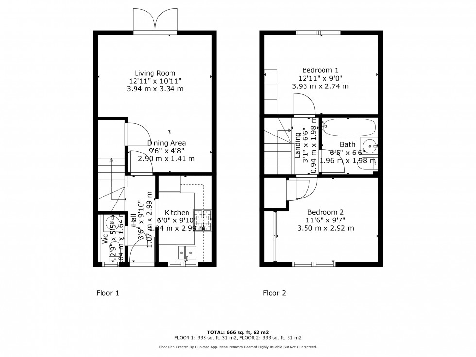 Floorplan for Dukes Park Drive, Chorley