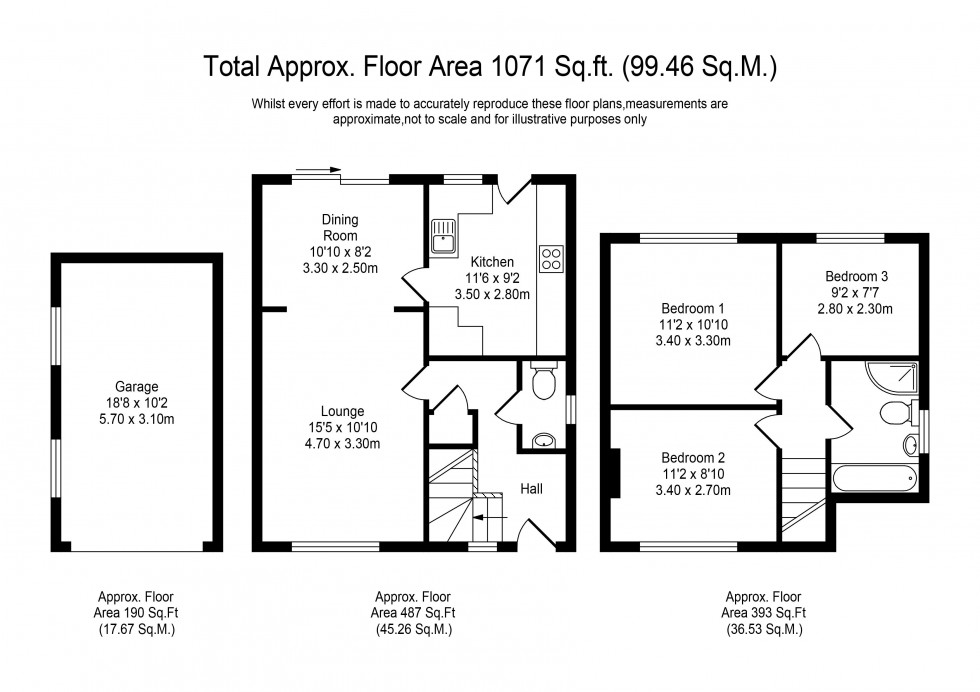 Floorplan for Highways Avenue, Chorley