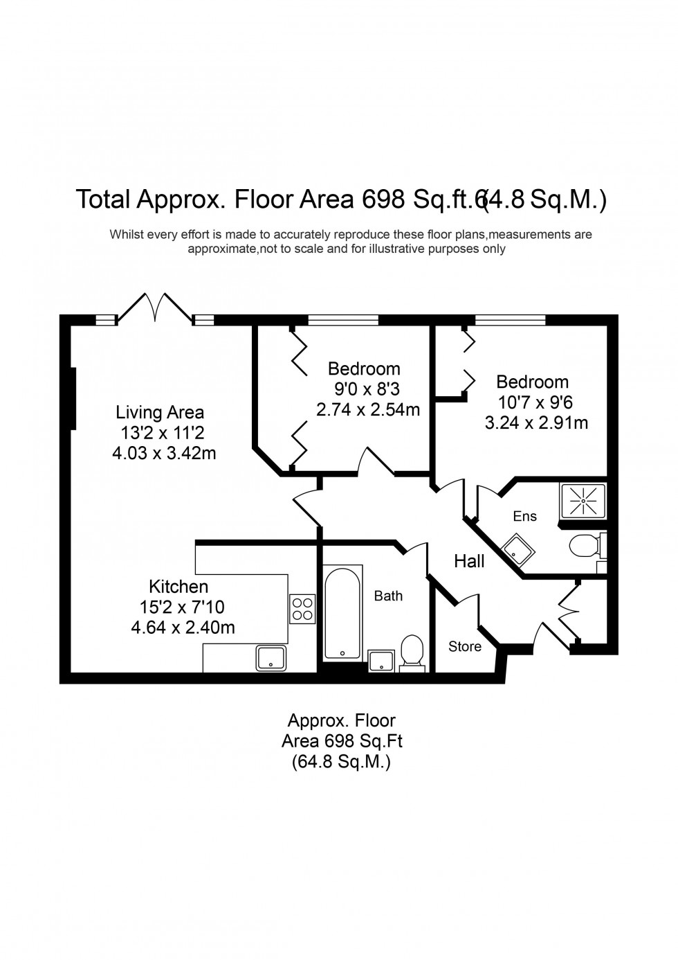 Floorplan for Aughton Park Drive, Ormskirk