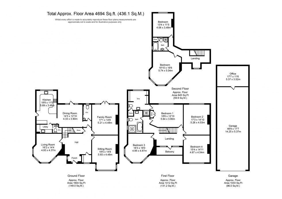 Floorplan for Brook Road, Liverpool