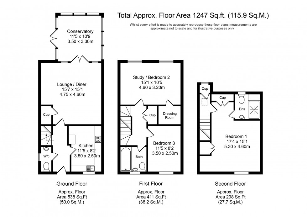 Floorplan for Woodchat Court, Chorley