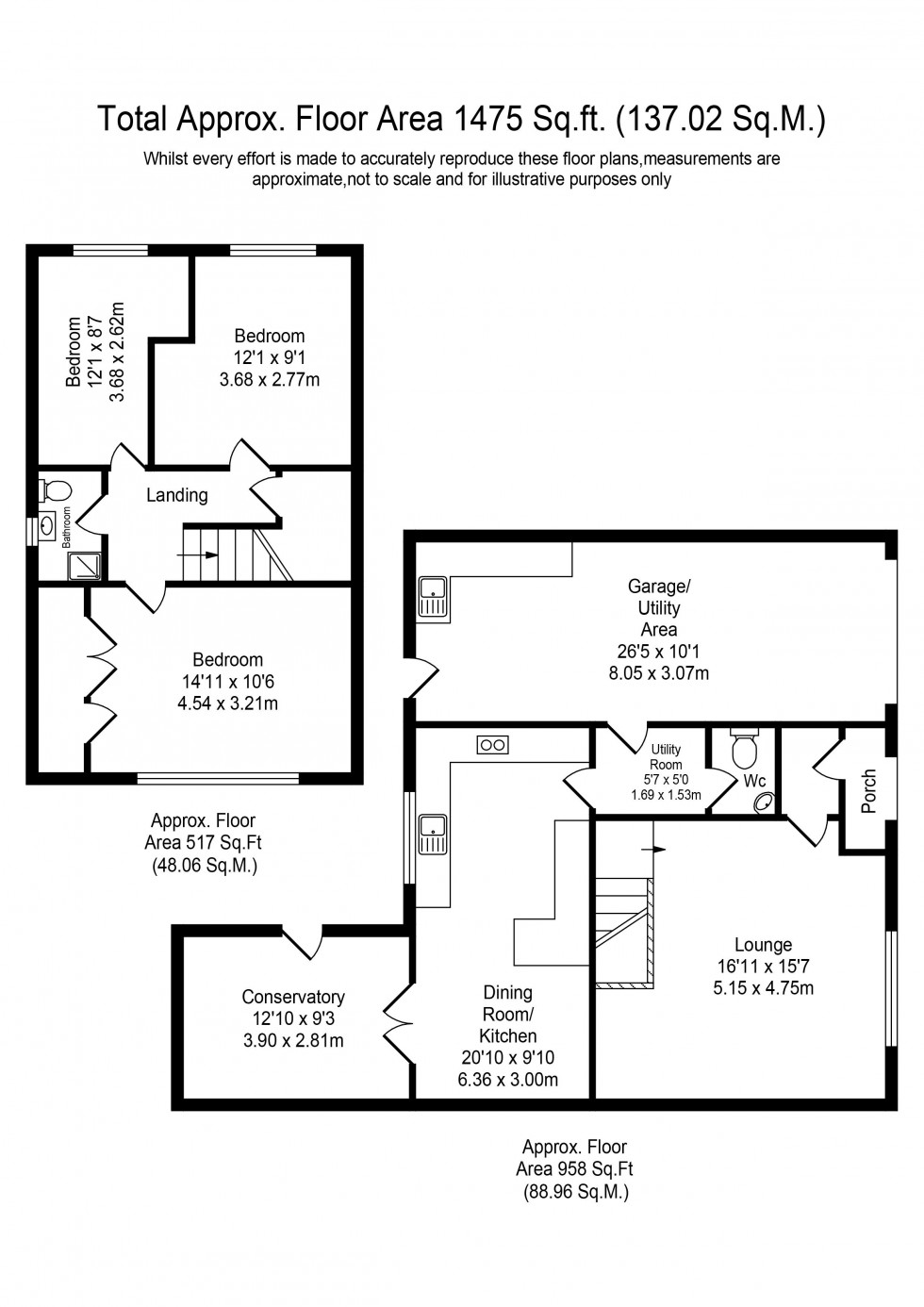 Floorplan for Redcliffe Gardens, Aughton