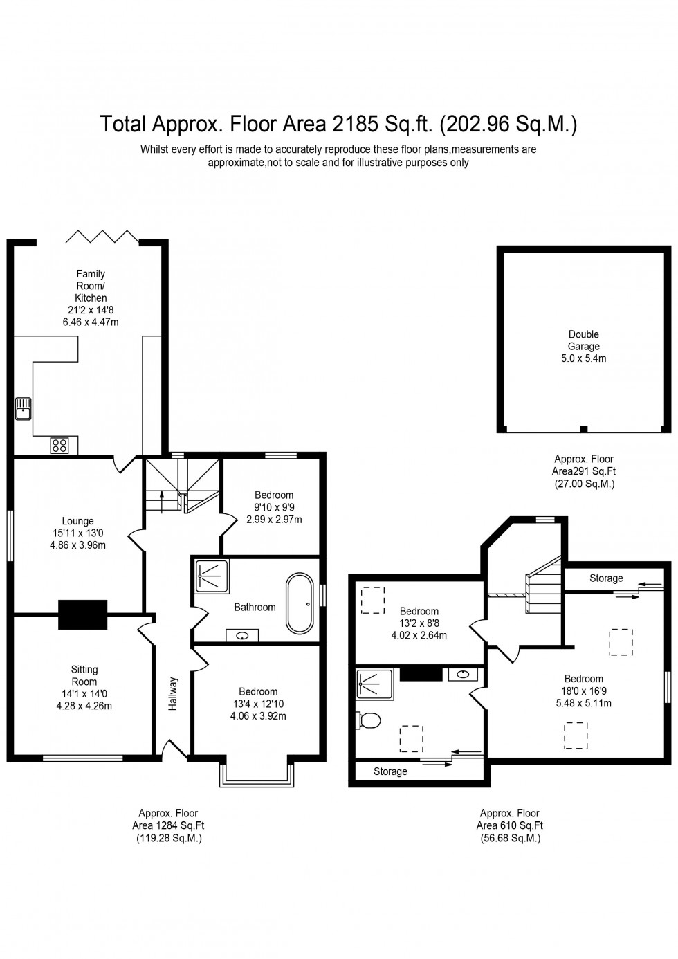 Floorplan for Spa Lane, Lathom