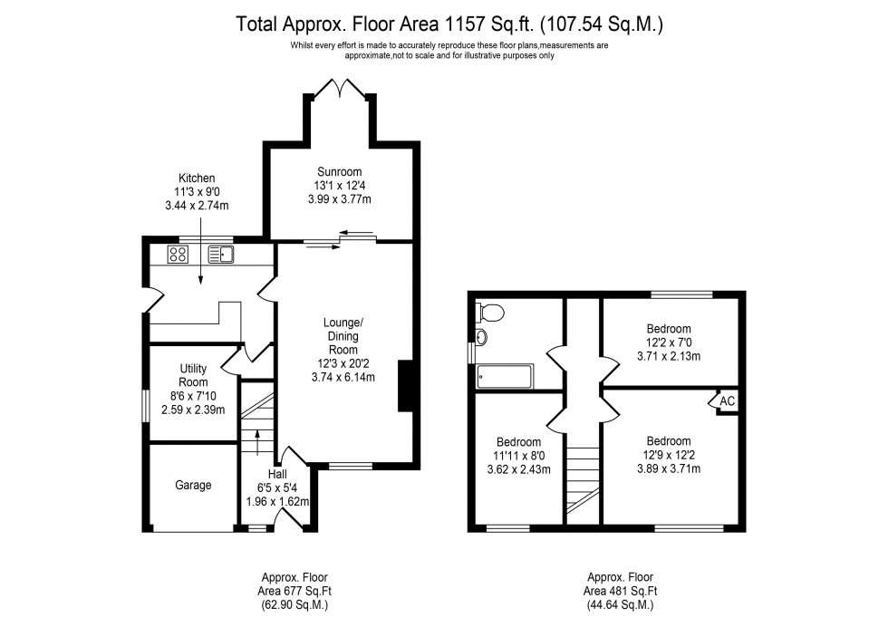 Floorplan for Rankin Avenue, Hesketh Bank