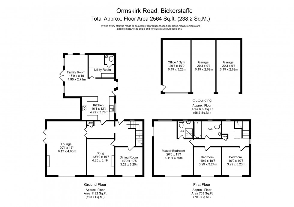 Floorplan for Ormskirk Road, Bickerstaffe