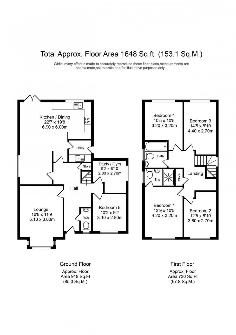 Floorplan for Charter Lane, Charnock Richard