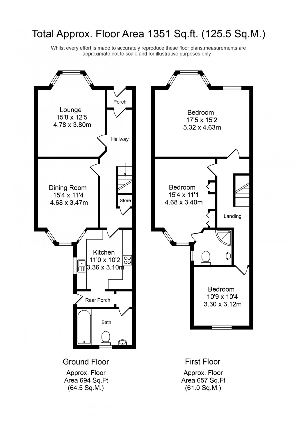 Floorplan for Norwood Road, Southport