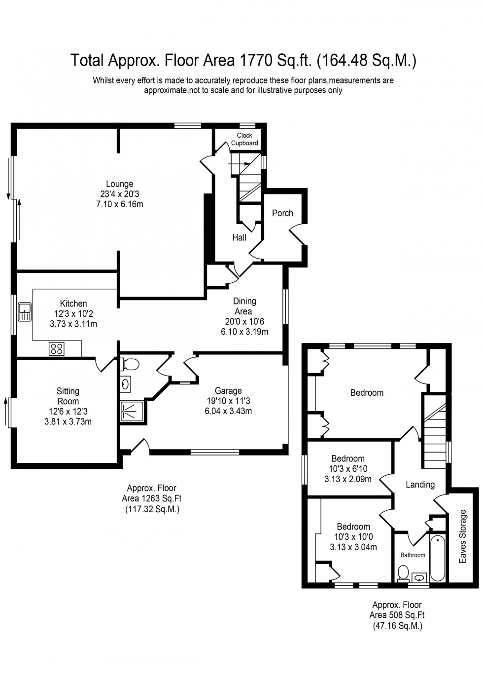 Floorplan for Tanfield Nook, Parbold