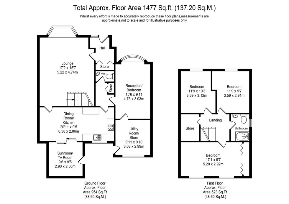 Floorplan for South Meade, Maghull