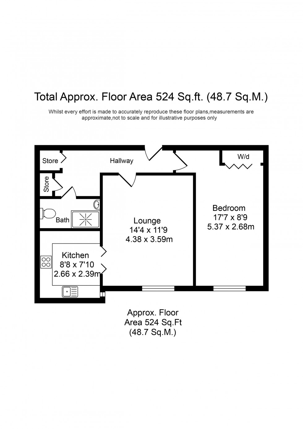 Floorplan for St. Clair Drive, Southport