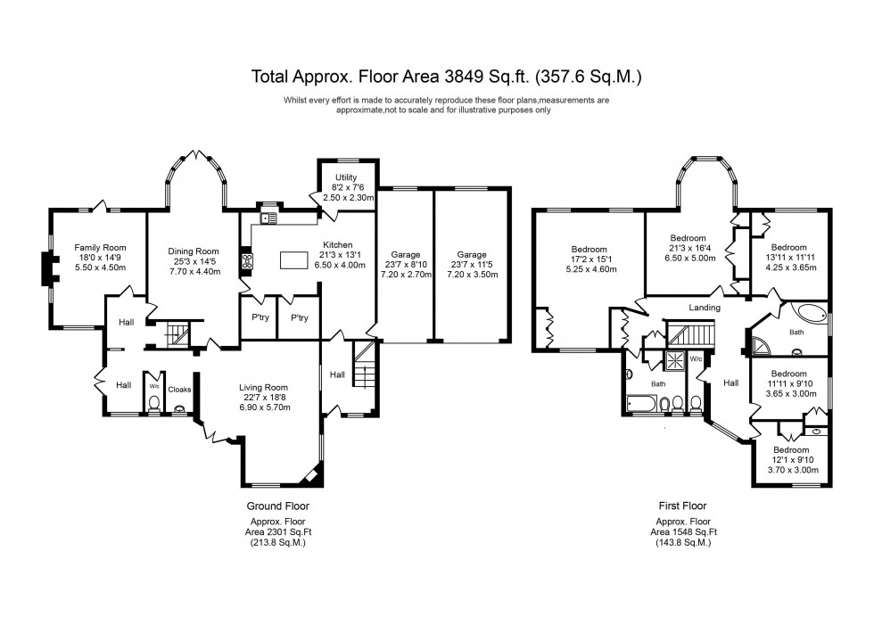 Floorplan for Broad Hey Lane, High Moor Lane, Wrightington