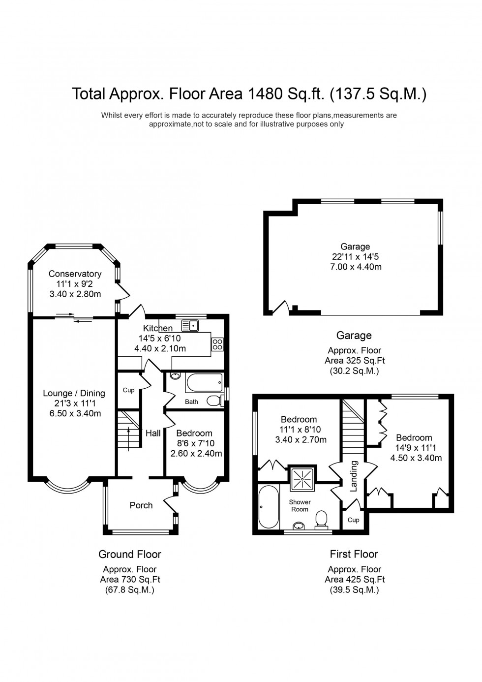 Floorplan for Claytongate, Chorley