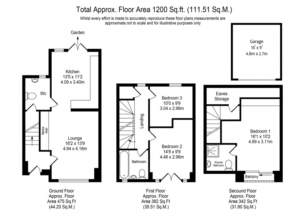 Floorplan for Maplebeck Drive, Southport