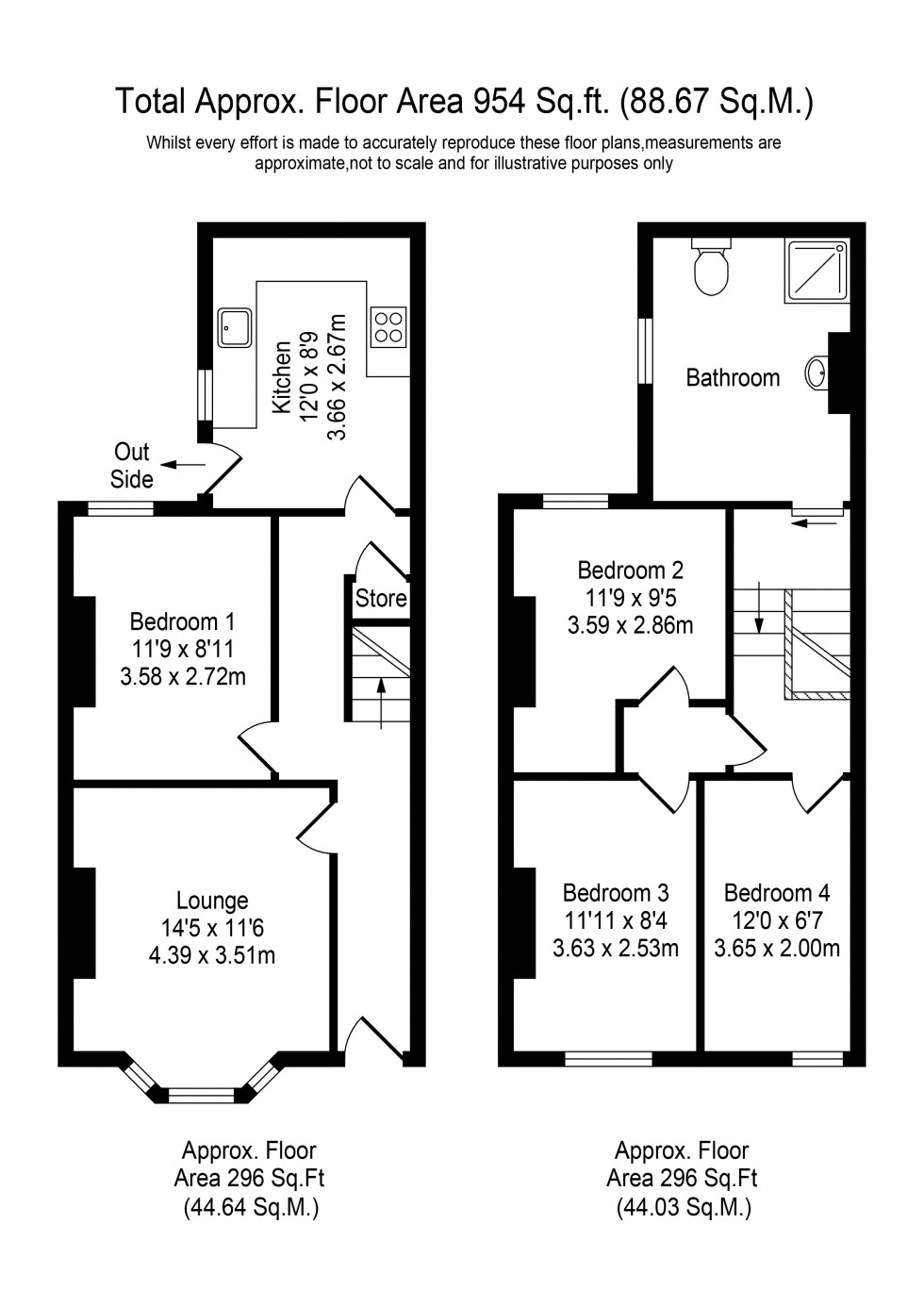 Floorplan for Ruff Lane, Ormskirk