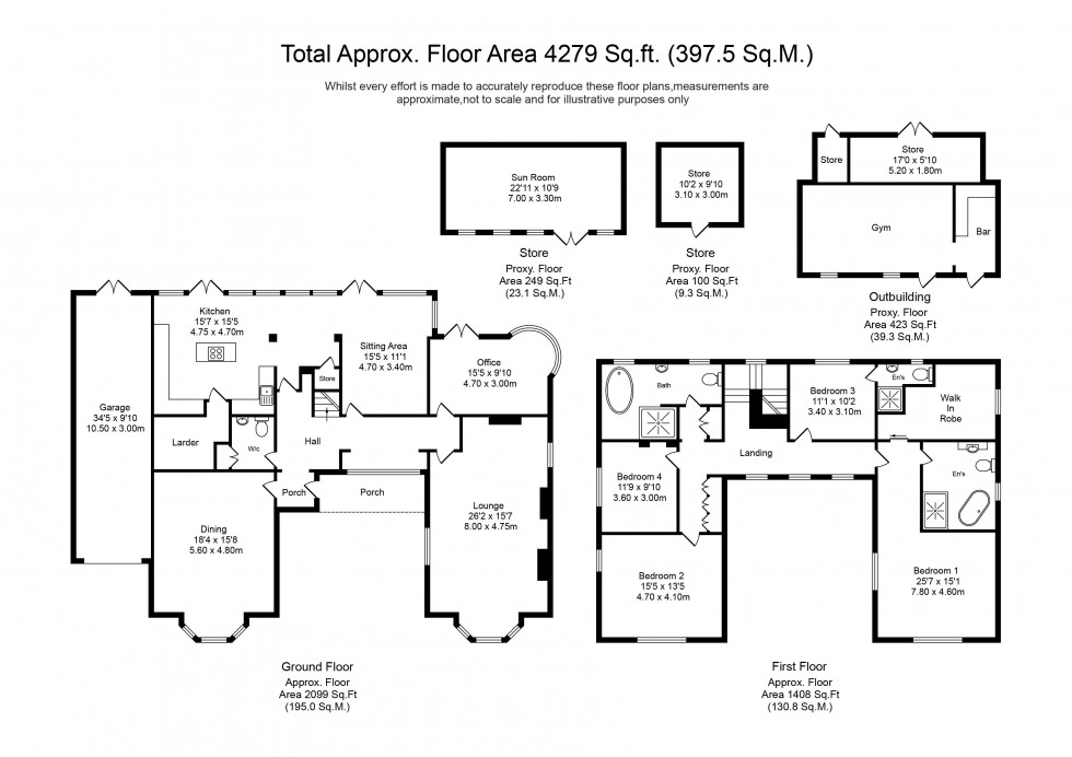 Floorplan for Booths Lane, Aughton