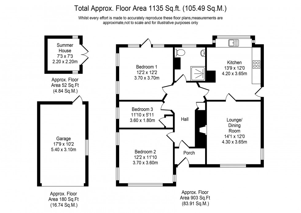 Floorplan for Woodhart Lane, Eccleston