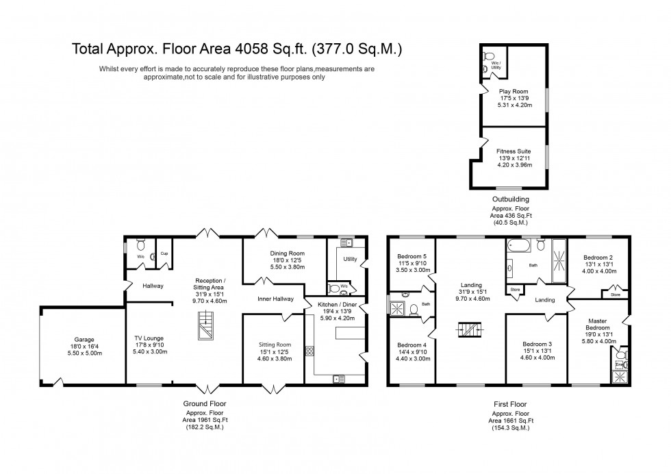 Floorplan for Leigh Tenement Farm, Blackrod By Pass, Blackrod