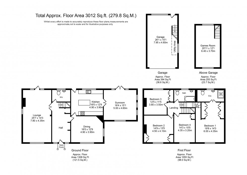 Floorplan for Liverpool Old Road, Sollom