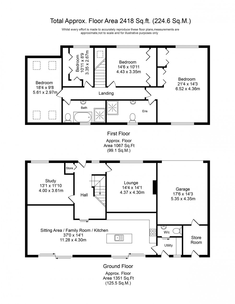 Floorplan for Ruff Lane, Ormskirk