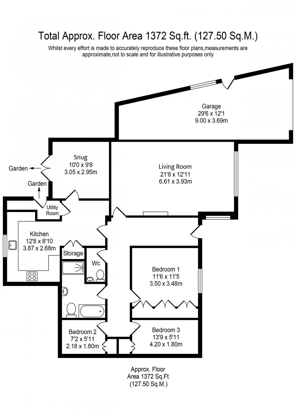 Floorplan for Ridley Lane, Mawdesley