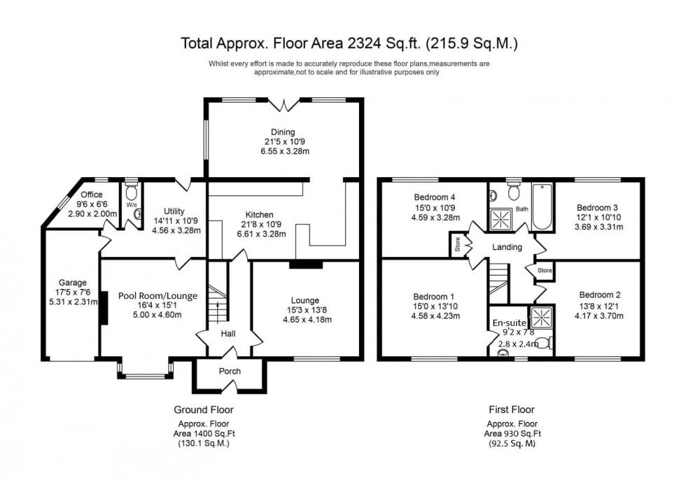 Floorplan for Out Lane, Croston