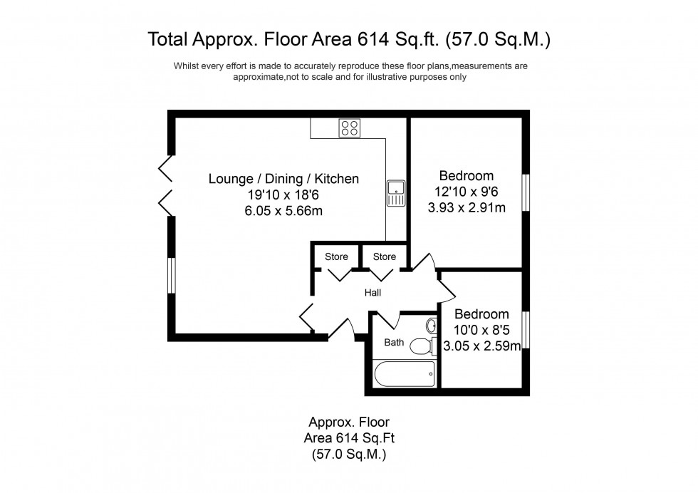 Floorplan for Mulberry Close, Ormskirk