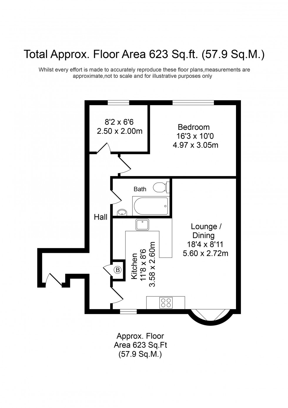 Floorplan for The Quays, Burscough