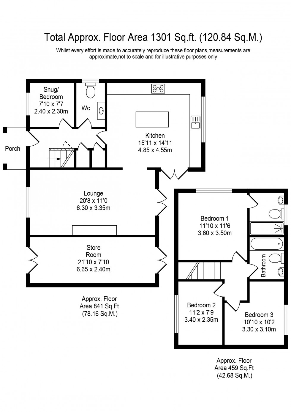 Floorplan for Birkacre Brow, Coppull