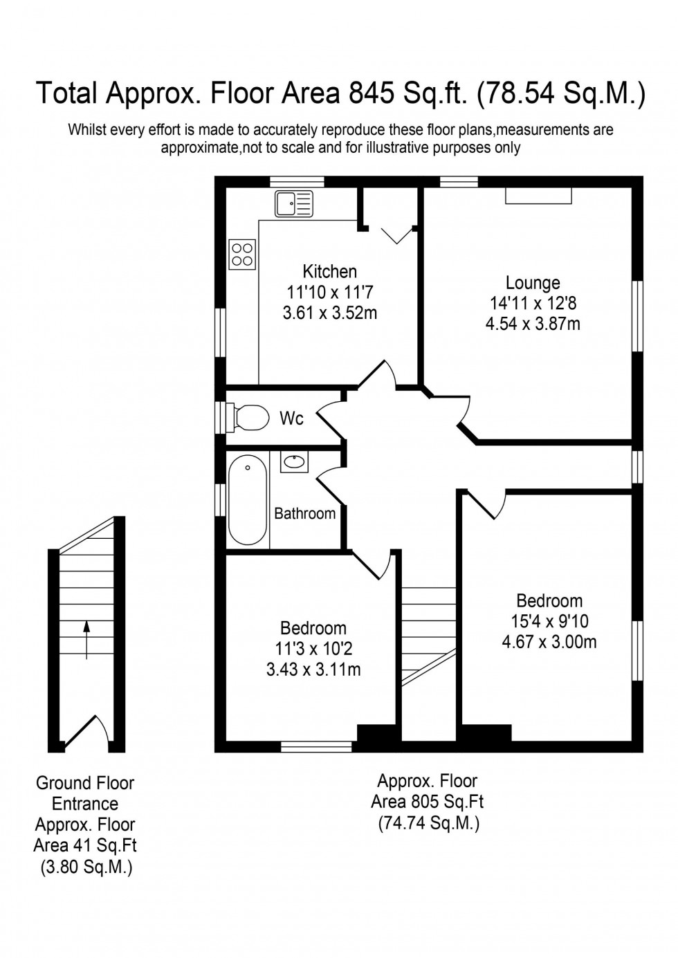 Floorplan for Beatty Road, Southport