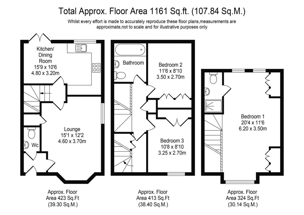 Floorplan for Oxton Mews, Southport