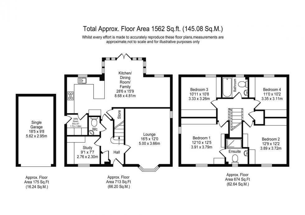 Floorplan for Blowick Moss Lane, Southport