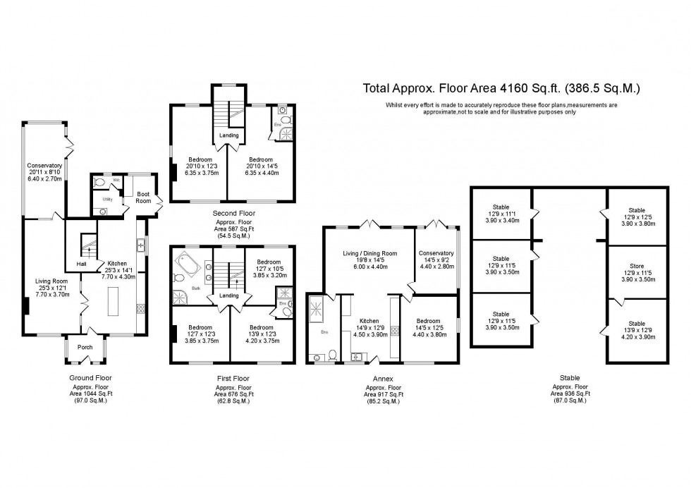 Floorplan for Liverpool Road, Bickerstaffe