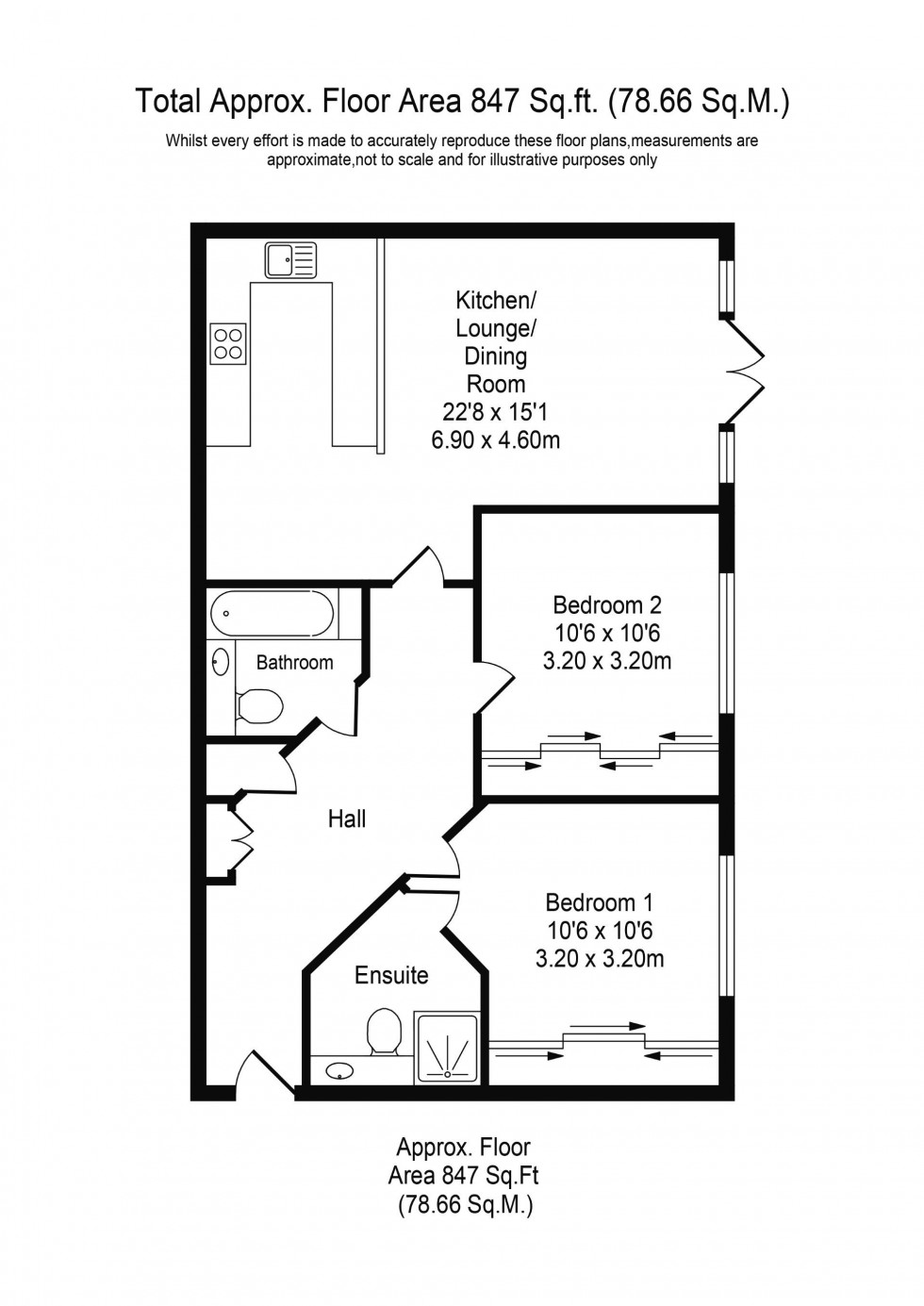 Floorplan for Aughton Park Drive, Aughton