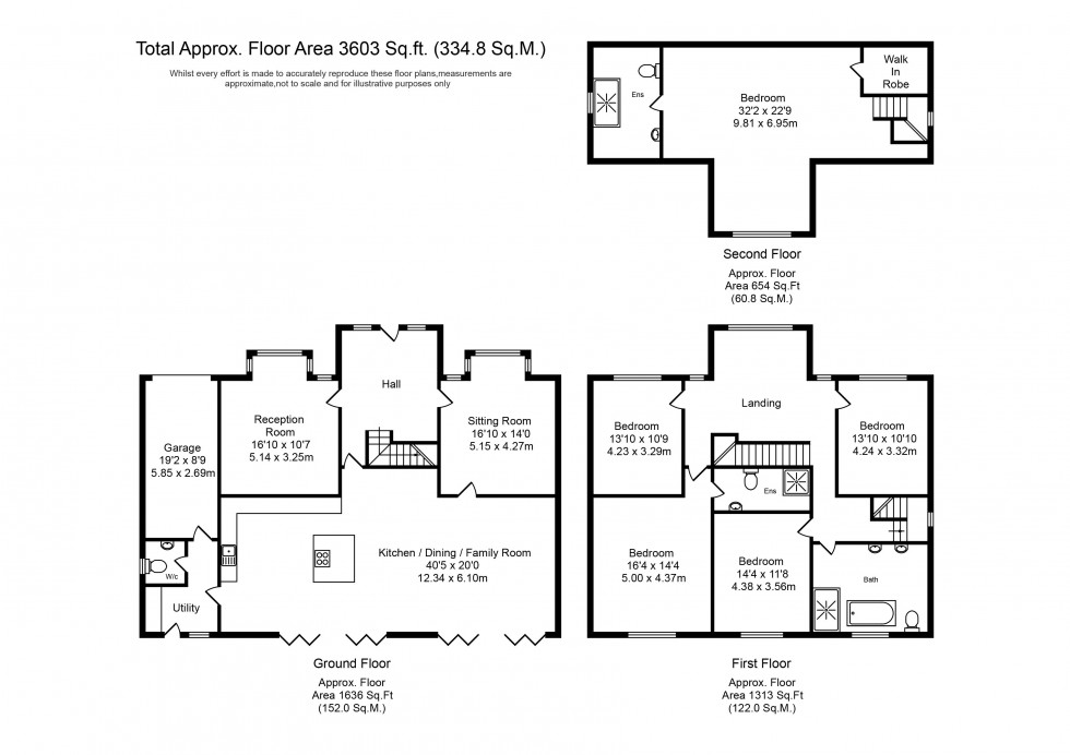 Floorplan for Bescar Lane, Scarisbrick