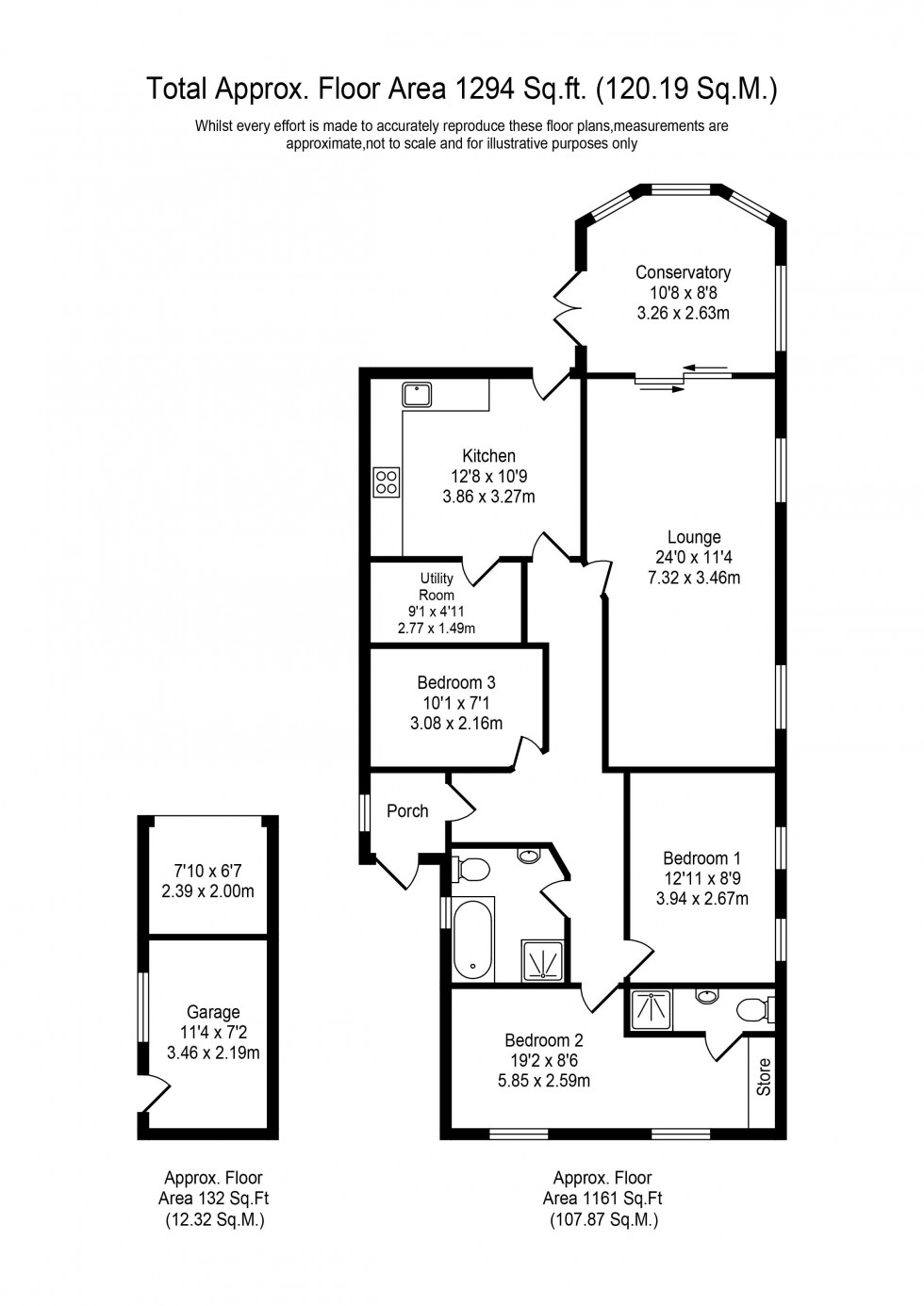 Floorplan for Holly Grove, Tarleton