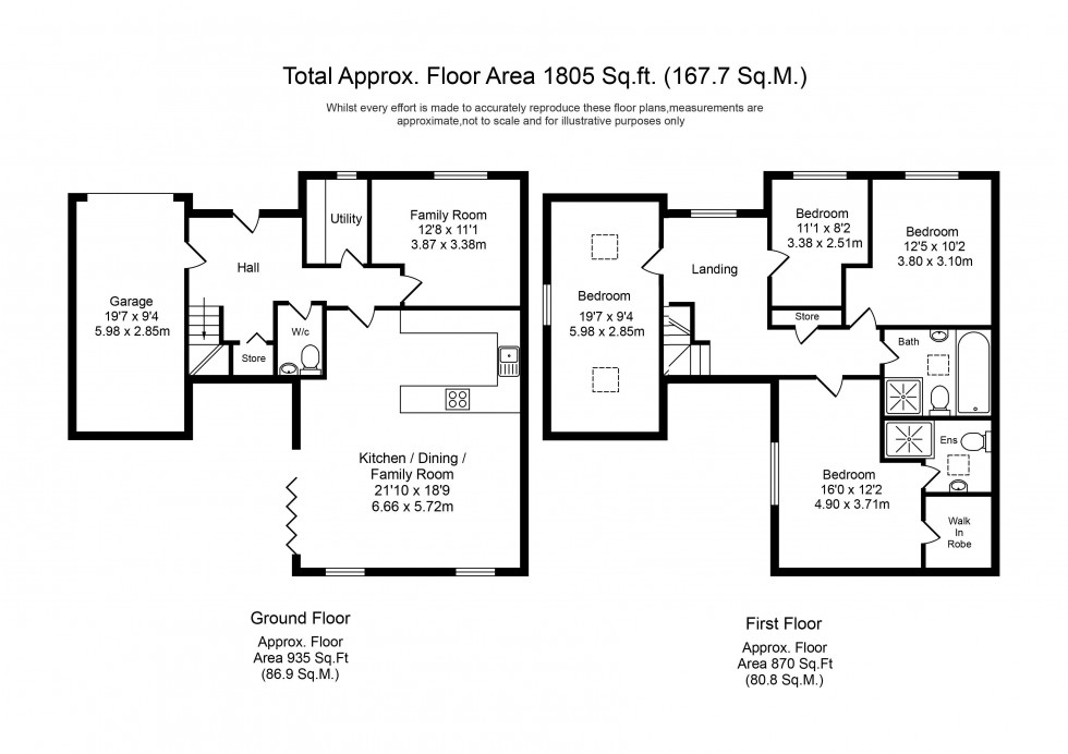 Floorplan for St. Andrews Close, Liverpool