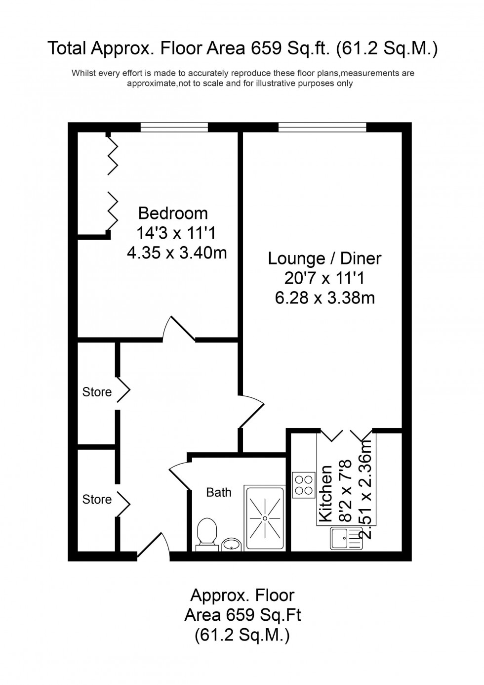 Floorplan for Green Lane, Ormskirk