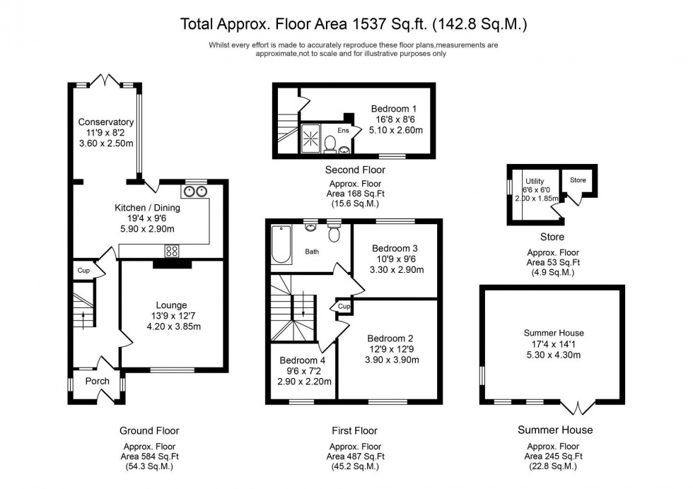 Floorplan for Pear Tree Road, Croston