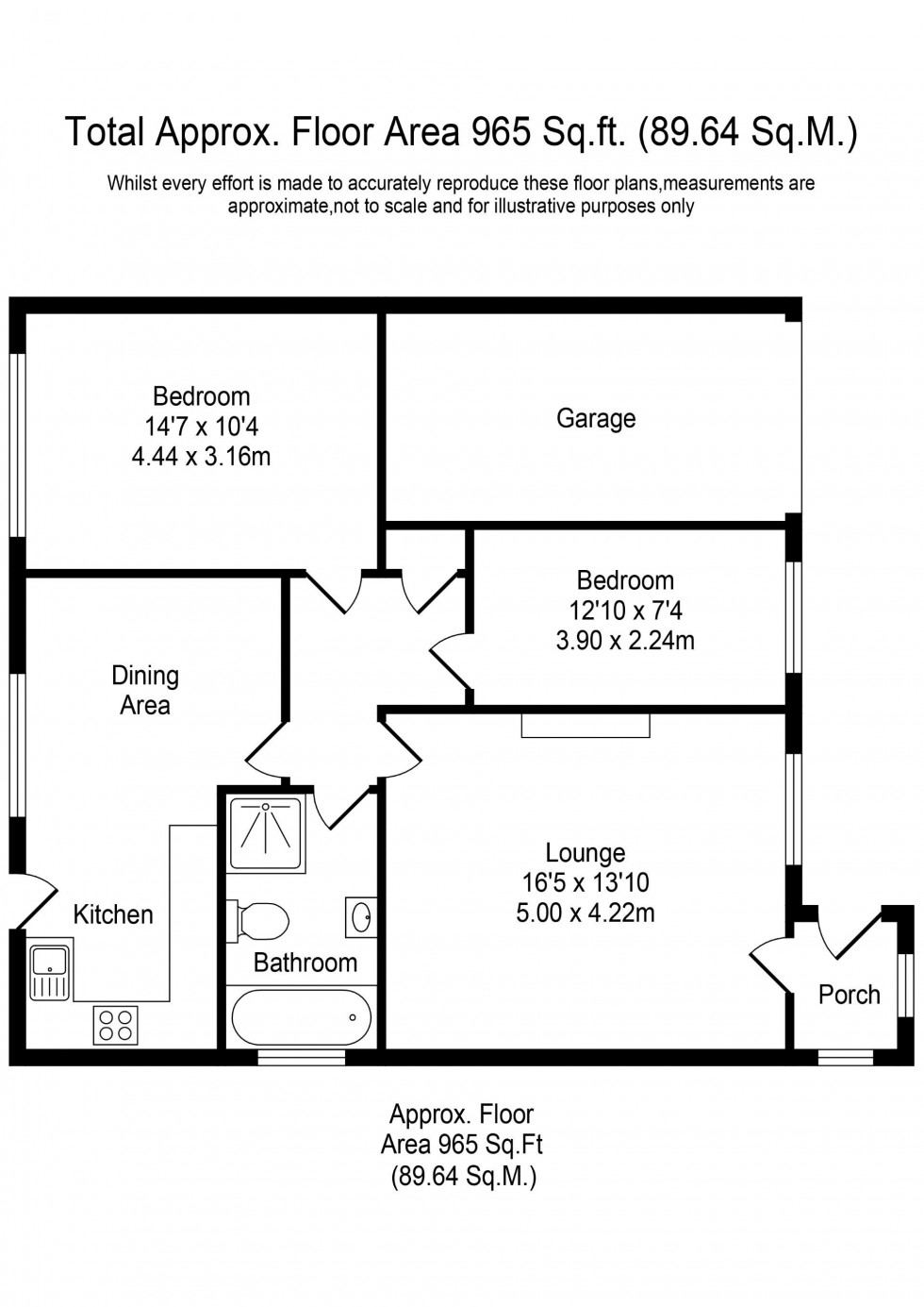 Floorplan for Althorpe Drive, Southport