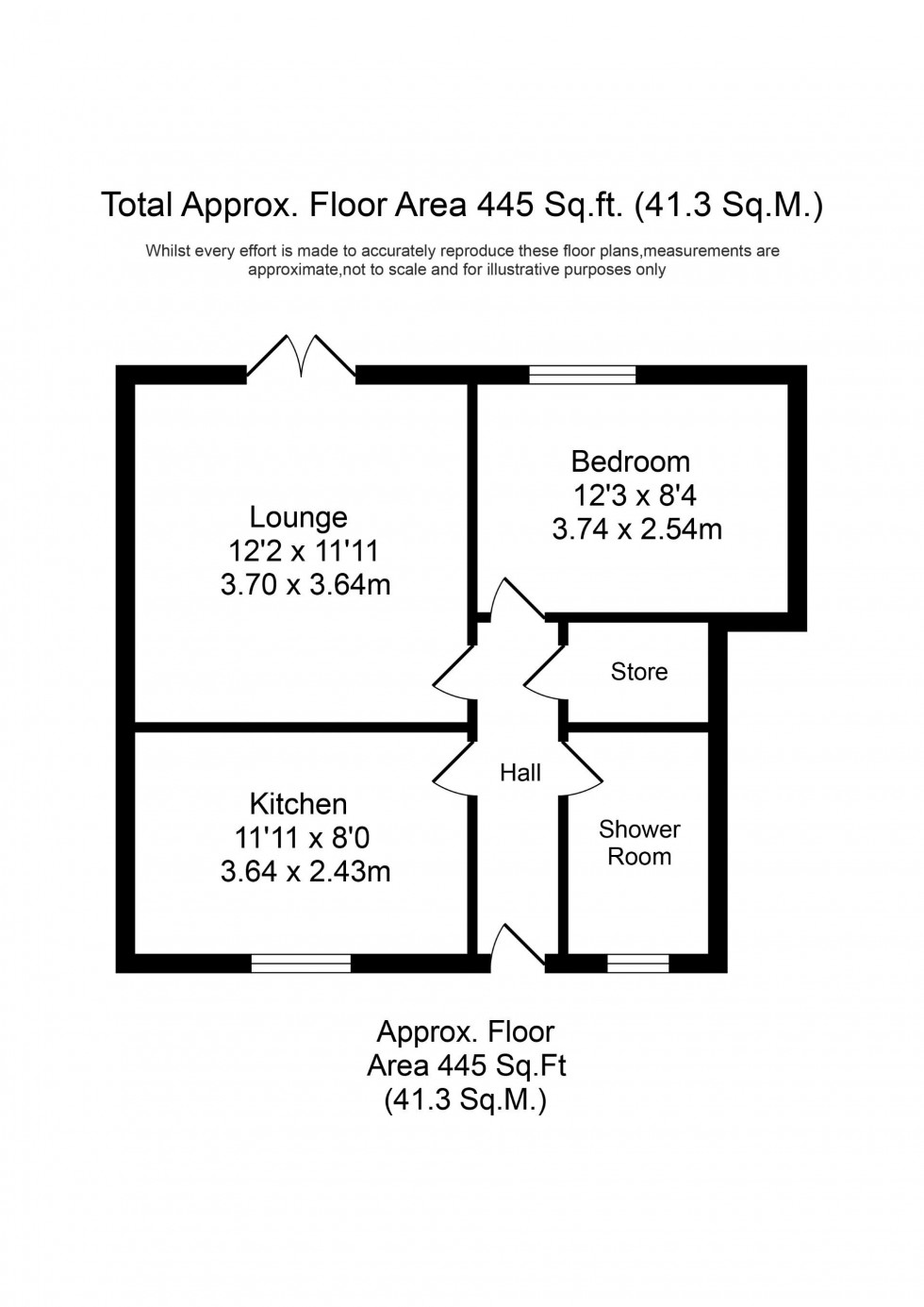 Floorplan for Meadow View, Southport