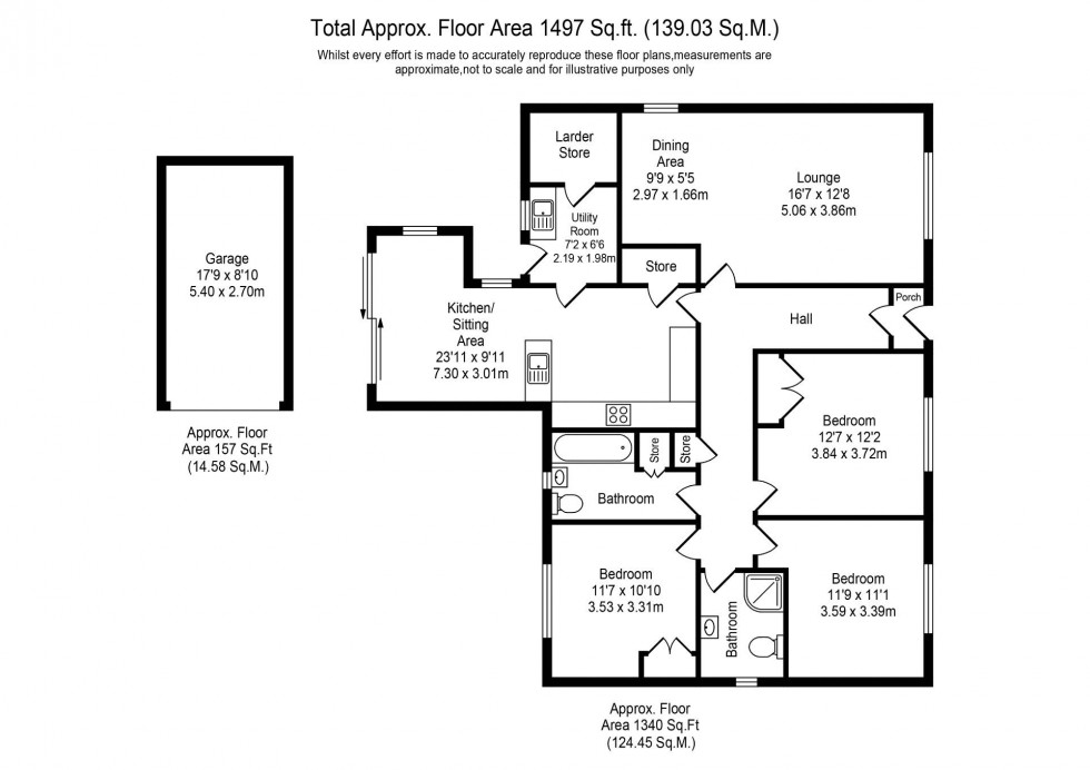 Floorplan for The Common, Parbold