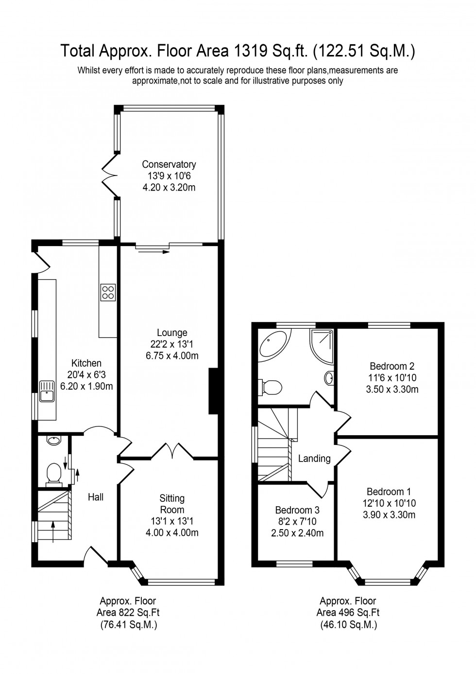 Floorplan for Carr Lane, Southport