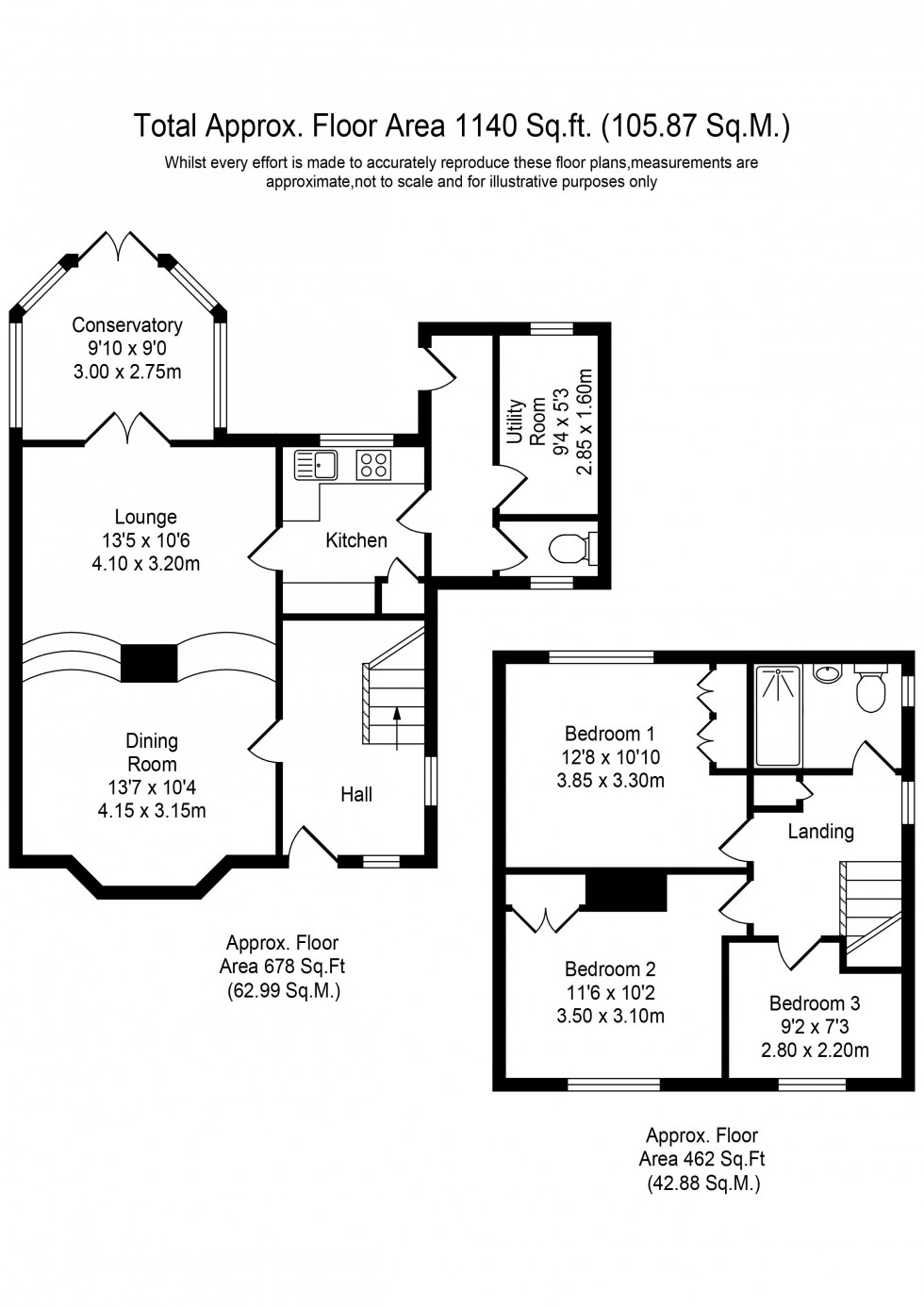 Floorplan for Olive Grove, Skelmersdale