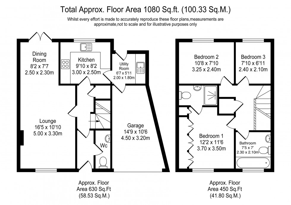 Floorplan for Spring Mews, Whittle-le-Woods